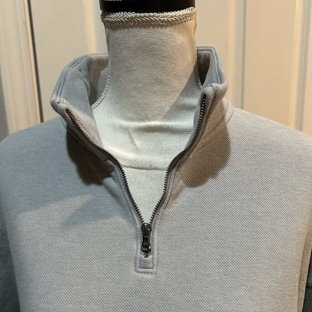 Under Armour Two-Tone Gray Half-Zip Pullover Sz small - Picture 2 of 3